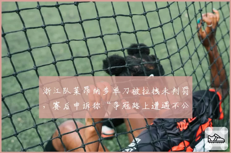浙江队莱昂纳多单刀被拉拽未判罚，赛后申诉称“争冠路上遭遇不公”